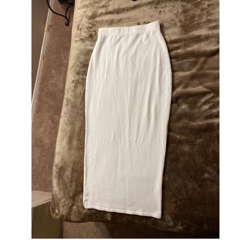 White Midi Skirt